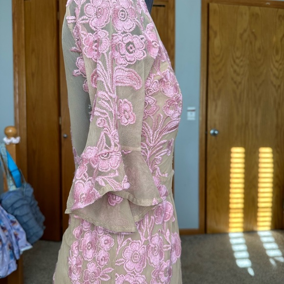 For Love & Lemons Temecula Mini Dress Rose Embroidery (no longer has tags) - Picture 2 of 13